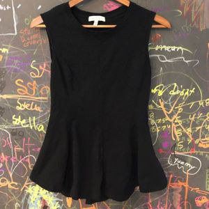 Anthropologie black tunic shirt M
